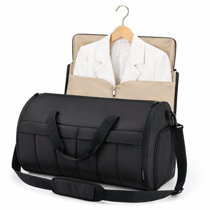 2-in-1 Kleider- & Reisetasche – Knitterfrei ankommen. Flexibel unterwegs.