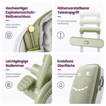 Kinder-Reisekoffer mit Sitzfunktion – Kleine Entdecker. Große Abenteuer.