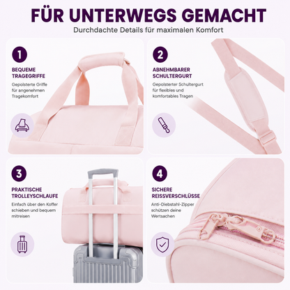 2-in-1 Kleider- & Reisetasche – Knitterfrei ankommen. Flexibel unterwegs.
